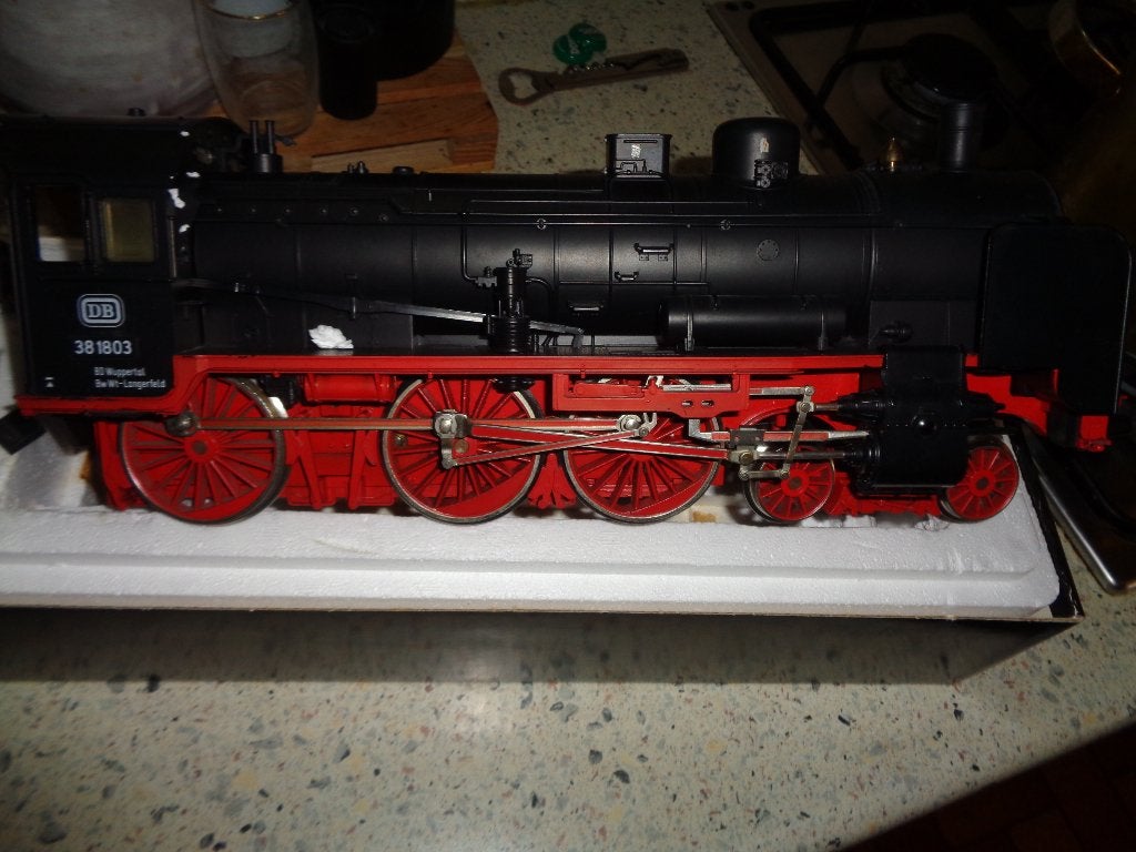 Märklin spoor 1   Stoomtrein en rijtuigen, Ophalen, Gelijkstroom, Wagon, Zo goed als nieuw