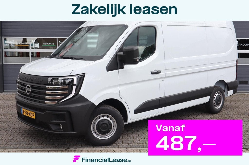 Nissan INTERSTAR 3.5T 130PK N-Connecta L2H2 BPM VRIJ! dealer, Gebruikt, 4 cilinders, 2500 kg, Wit