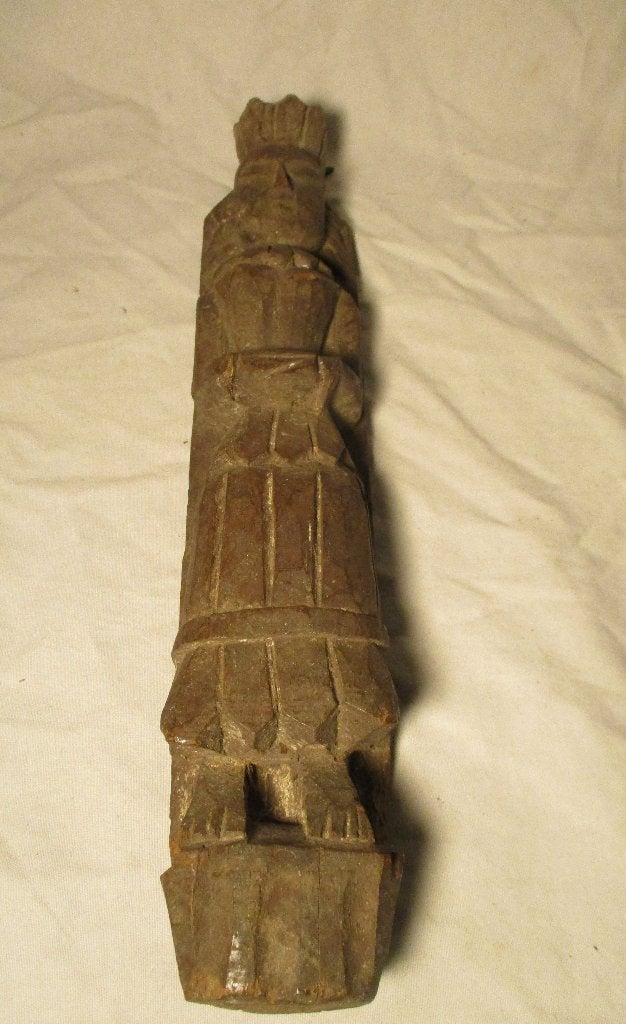 antiek houten beeldje, Ophalen of Verzenden