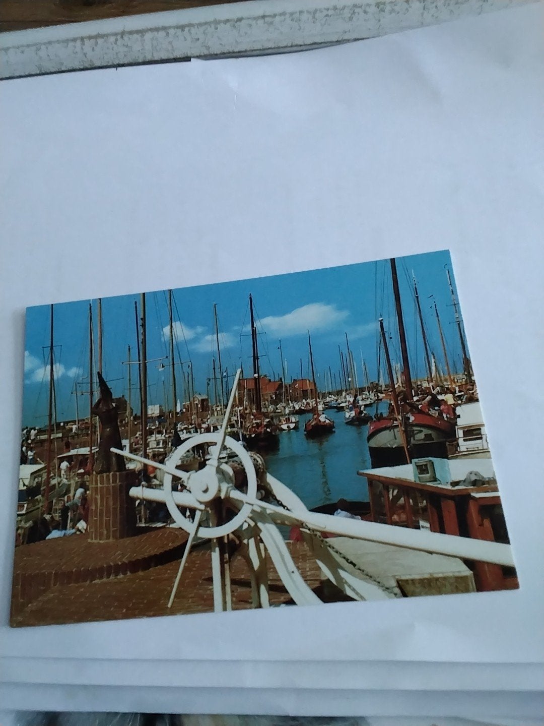 Ansichtkaart Staveren, Haven - Meulen's EEG-M-D Color 8223, Ophalen of Verzenden