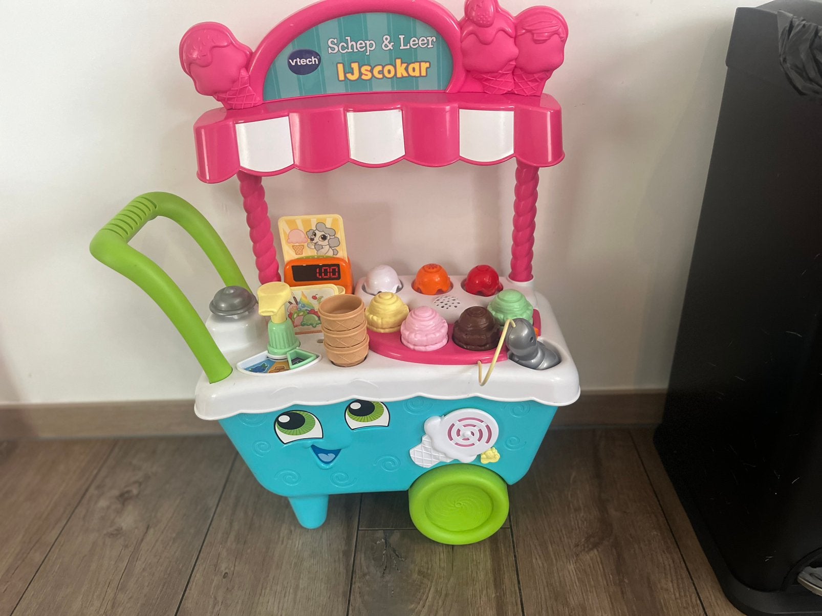Vtech schep en leer ijscokar, Kinderen en Baby's, Speelgoed | Vtech, Ophalen, Gebruikt