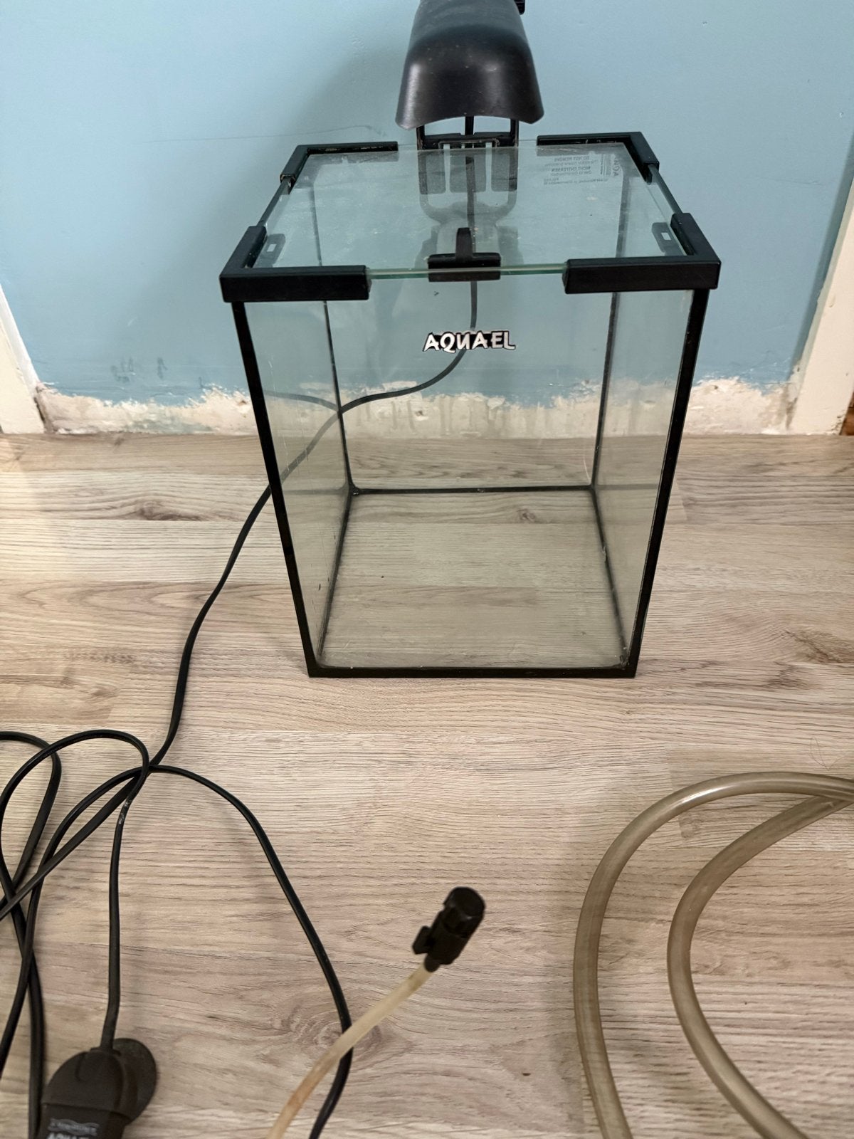10 liter aquarium, complete set, Dieren en Toebehoren, Ophalen, Gebruikt, Leeg aquarium, Verwarming
