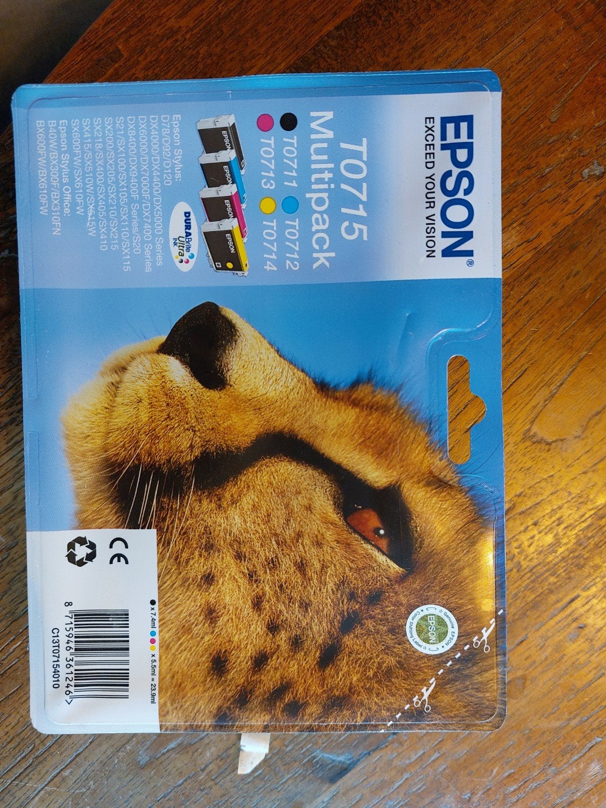 Epson T0715 Multipack Inktcartridges - Nieuw, Ophalen of Verzenden, Nieuw, Cartridge, Epson