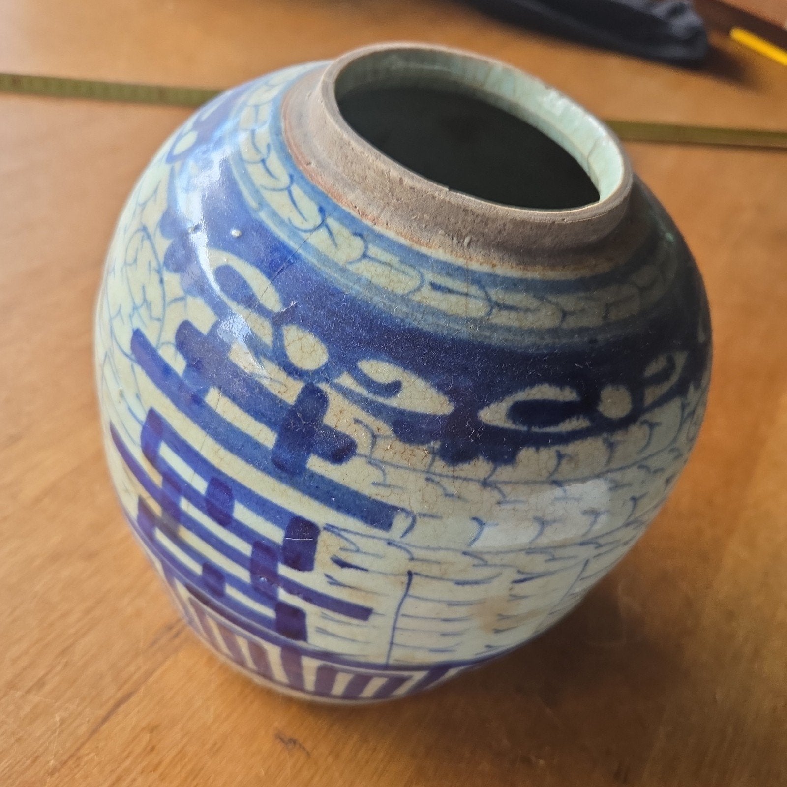 Antieke Chinese gemberpot, Ophalen of Verzenden