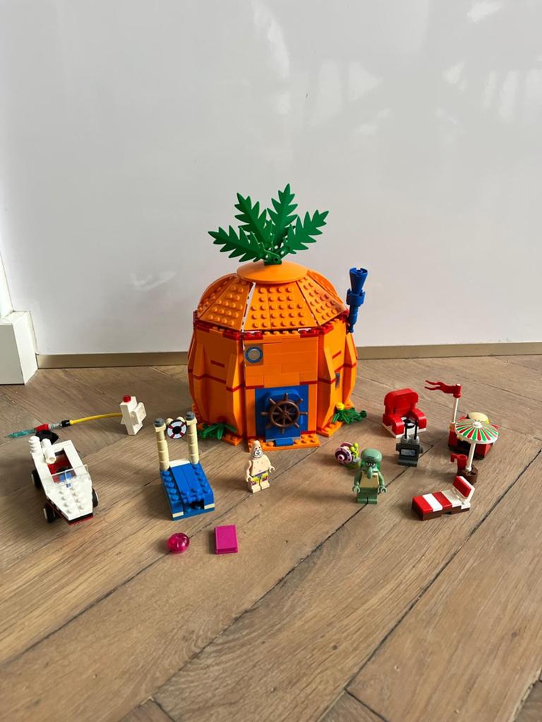 Lego 3834 spongebob squarepants goede buren in bikinibroek, Lego, Ophalen of Verzenden, Zo goed als nieuw, Complete set