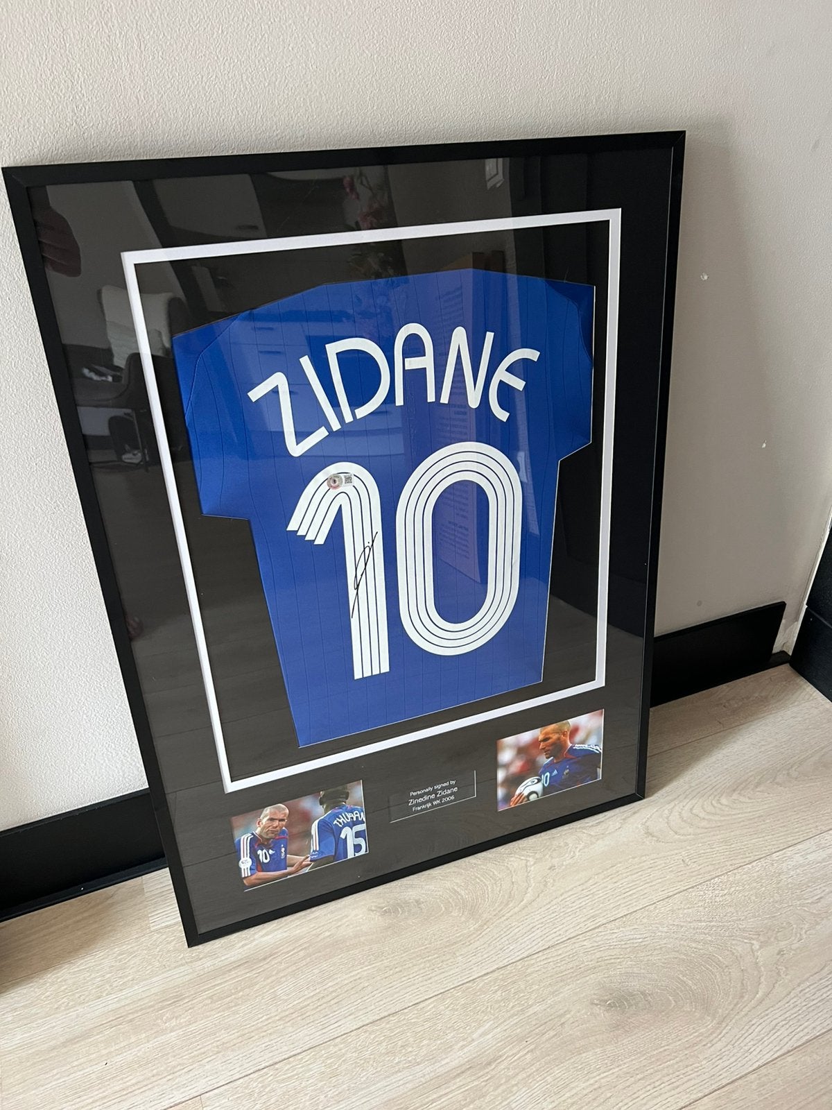 Zidane Frankrijk Wk 2006 Beckett, Ophalen, Zo goed als nieuw, Buitenlandse clubs, Shirt