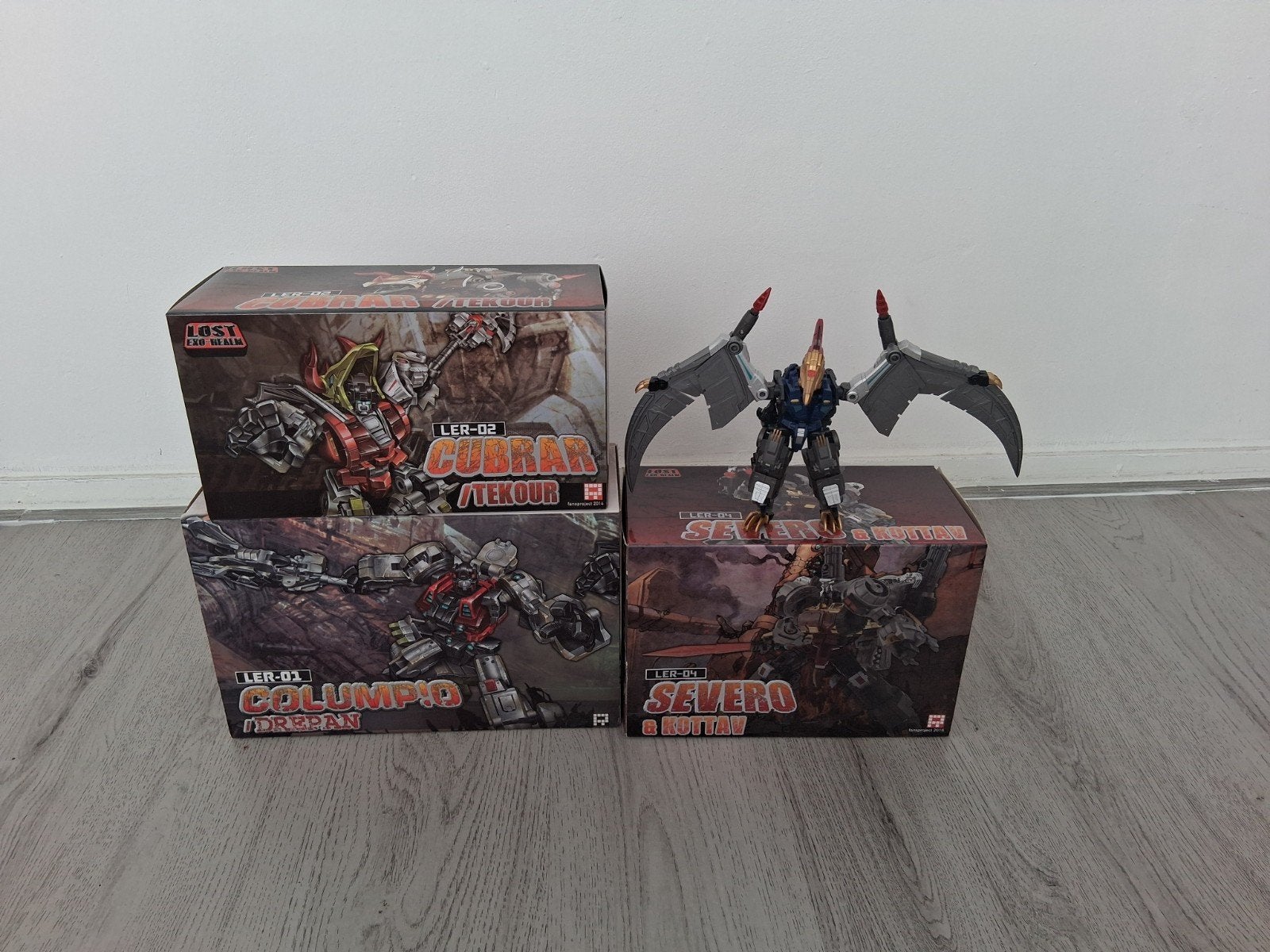 Trransformers Fans Project Dinobots LER-01, LER-02, LER-04 -, Verzamelen, G1, Ophalen of Verzenden, Zo goed als nieuw, Autobots