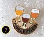 Grimbergen-pinspel Trappistbiermerk (groot model), Verzenden, Zo goed als nieuw, Merk, Speldje of Pin