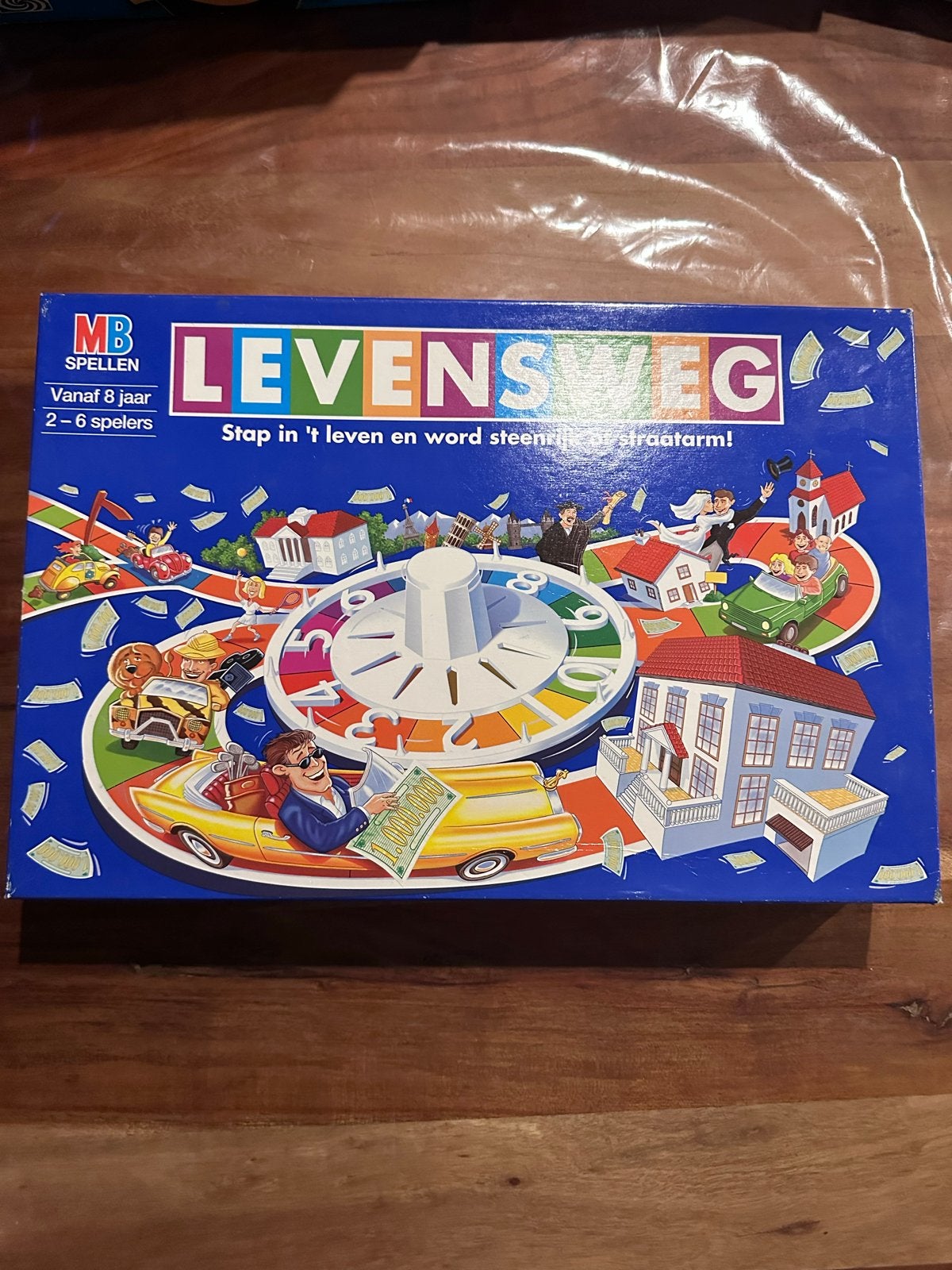 Bordspel Levensweg - Compleet en in goede staat, Drie of vier spelers, Ophalen of Verzenden, Gebruikt