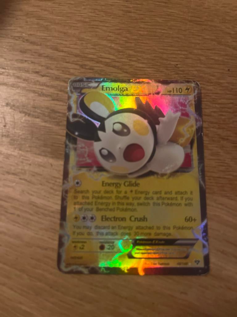 Pokémon Kaarten: Emolga, Toxtricity, Eelektross (Elektrisch), Ophalen of Verzenden, Gebruikt, Meerdere kaarten, Foil