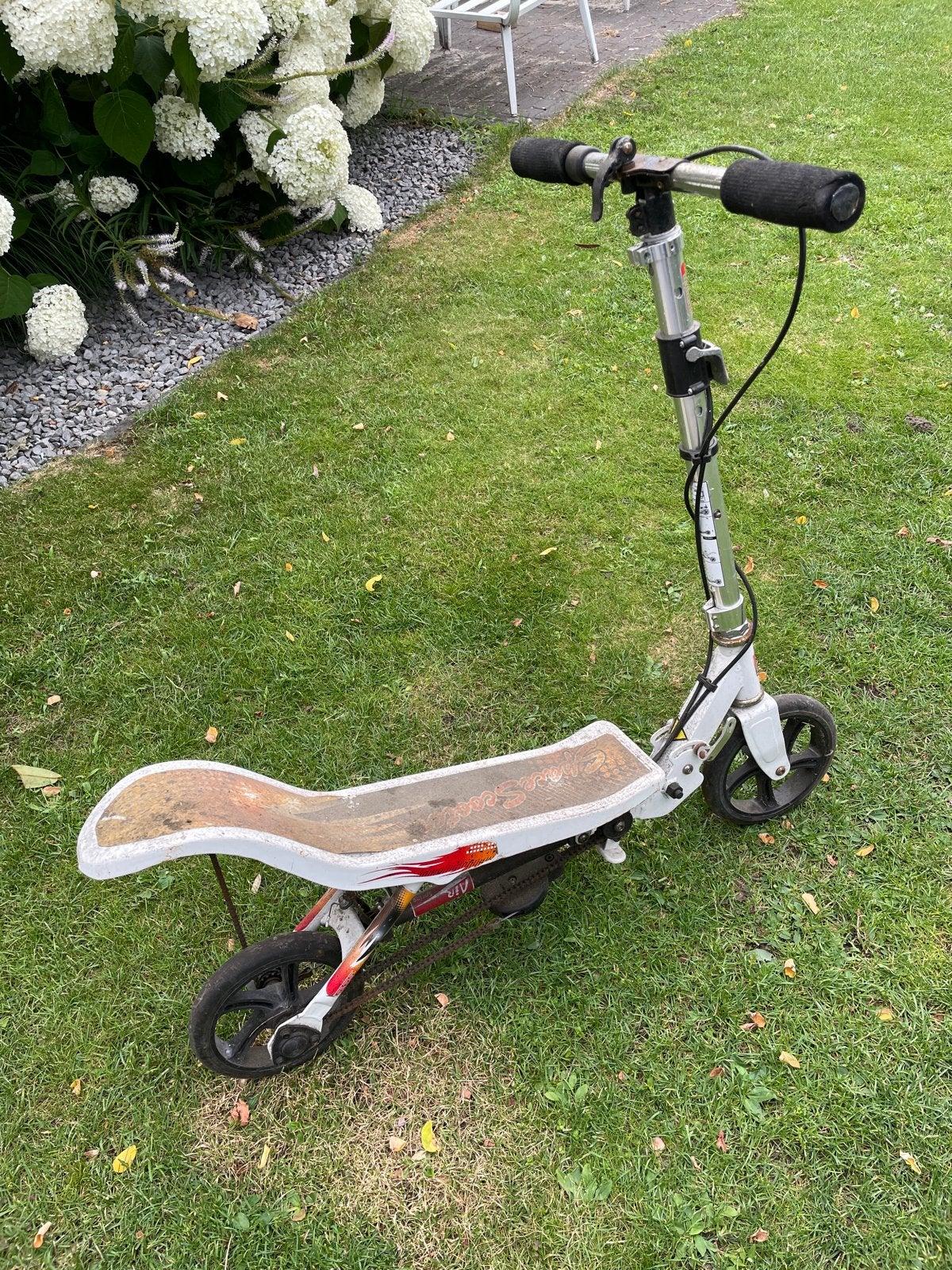 Space scooter- opknapper, Ophalen, Gebruikt, Gewone step