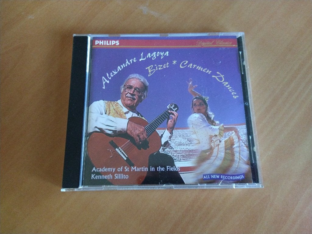 CD Alexandre Lagoya – Bizet * Carmen Dances, Ophalen of Verzenden, Barok, Zo goed als nieuw, Orkest of Ballet