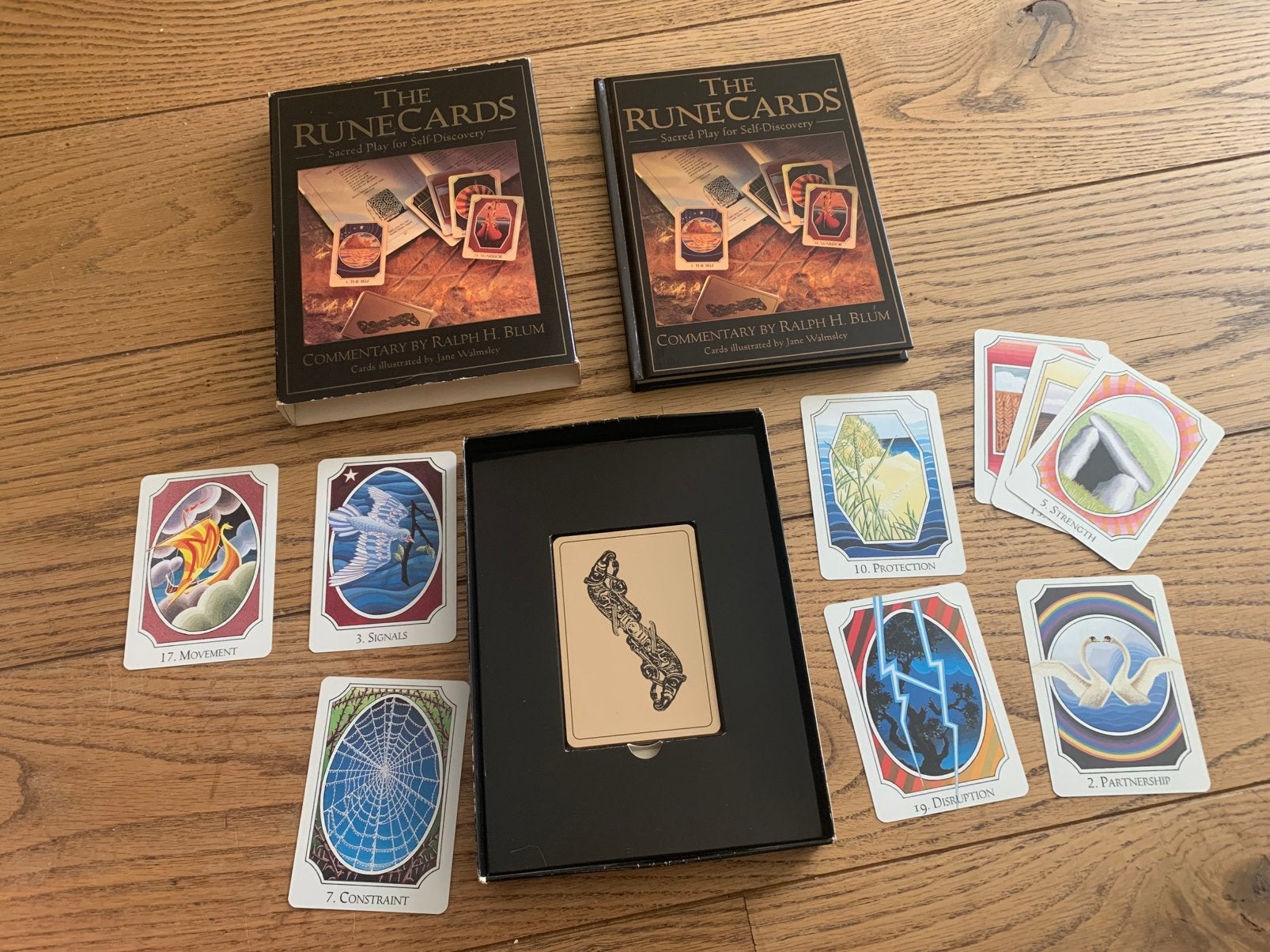 The RuneCards – Ralph H. Blum – complete originele set, Ophalen of Verzenden, Zo goed als nieuw, Tarot of Kaarten leggen, Overige typen