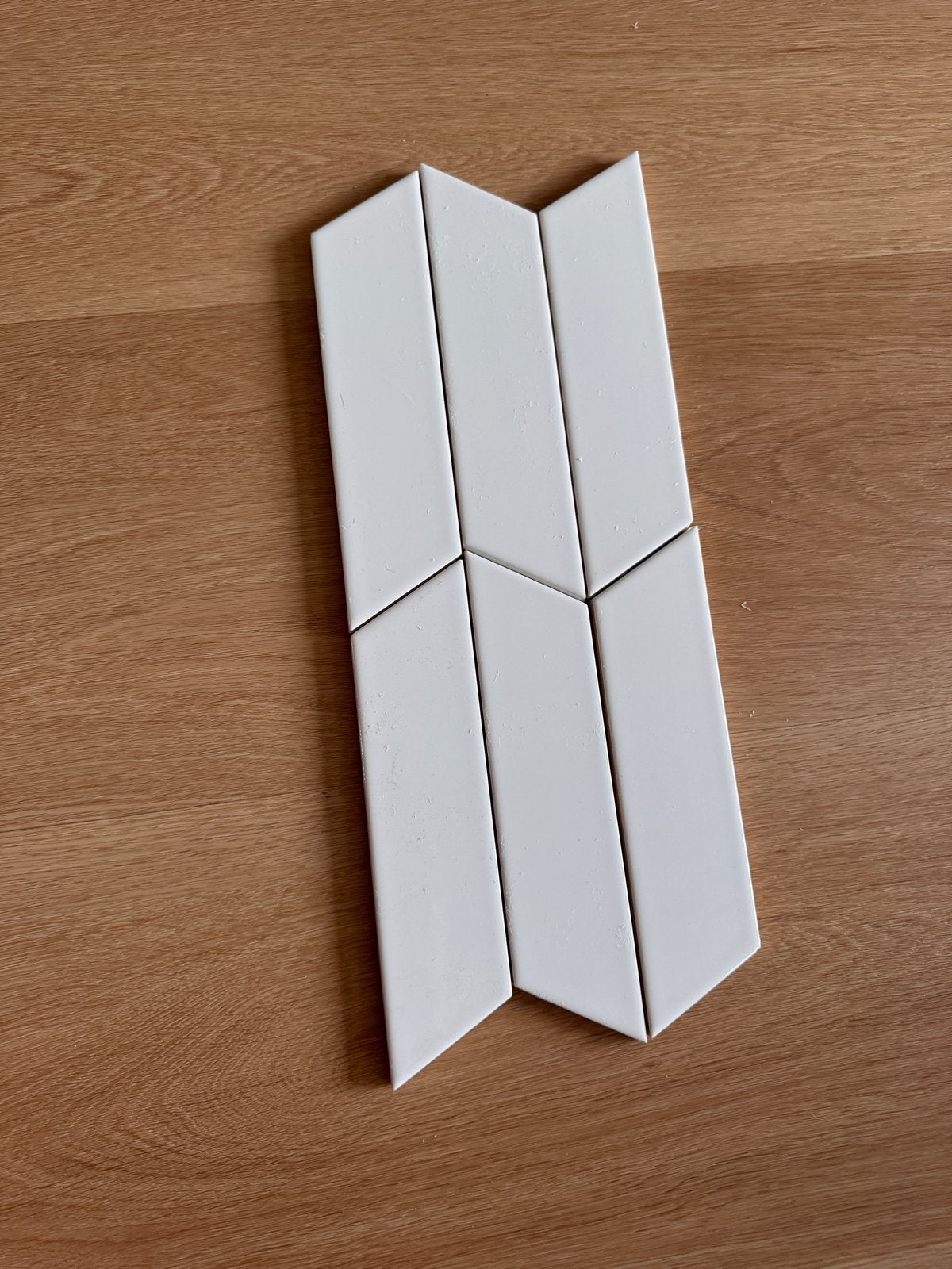 Visgraat tegels wit | Restpartij (nieuw) | 4,5m2, Ophalen, Nieuw, Minder dan 20 cm, 20 tot 40 cm