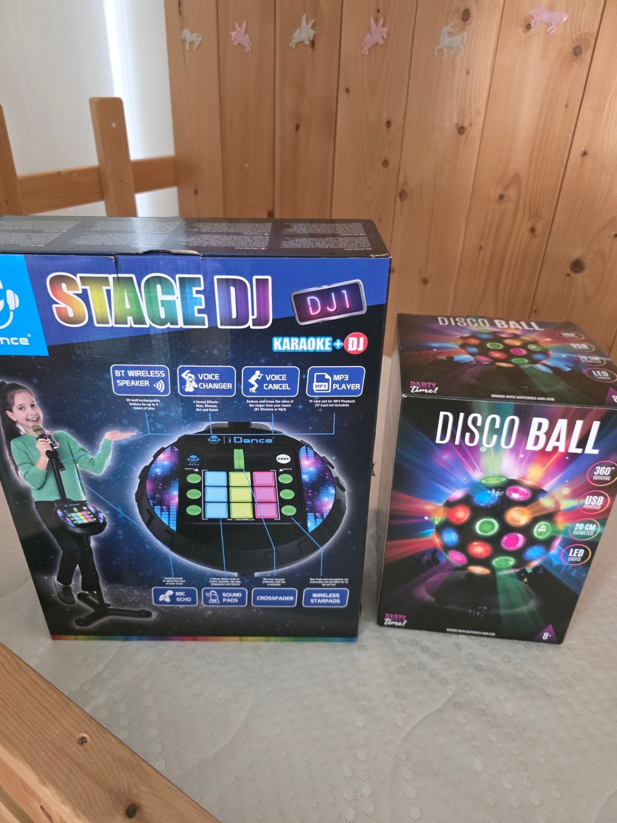 iDance Stage DJ Karaoke + DJ Set met Disco Bal, Ophalen of Verzenden, Zo goed als nieuw, Complete set