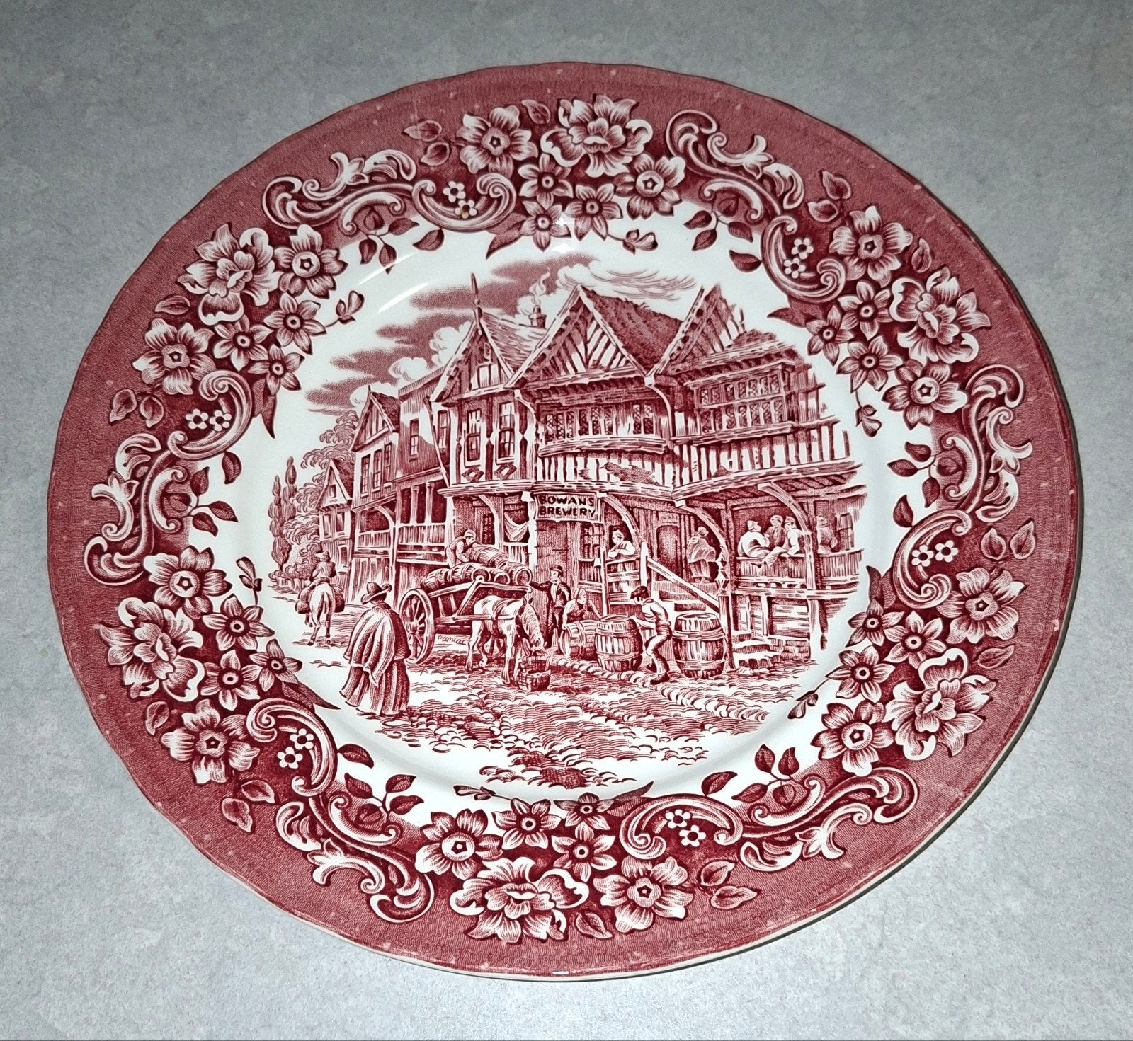 mooi Engels wandbord Ironstone Royal Tudor Ware, Ophalen of Verzenden