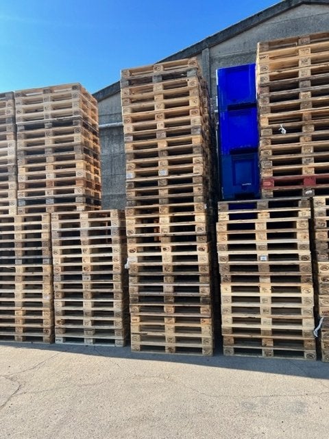 Te koop gevraagd euro paletten, Doe-het-zelf en Verbouw, Ophalen, Gebruikt, Minder dan 25 mm, Minder dan 200 cm