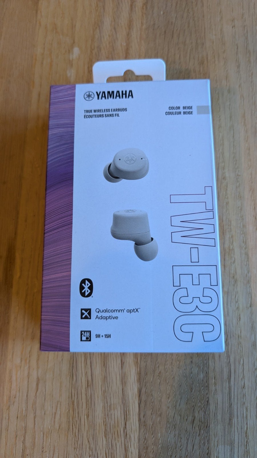 YAMAHA TW-E3C audio earbuds beige (nieuw en ongeopend)