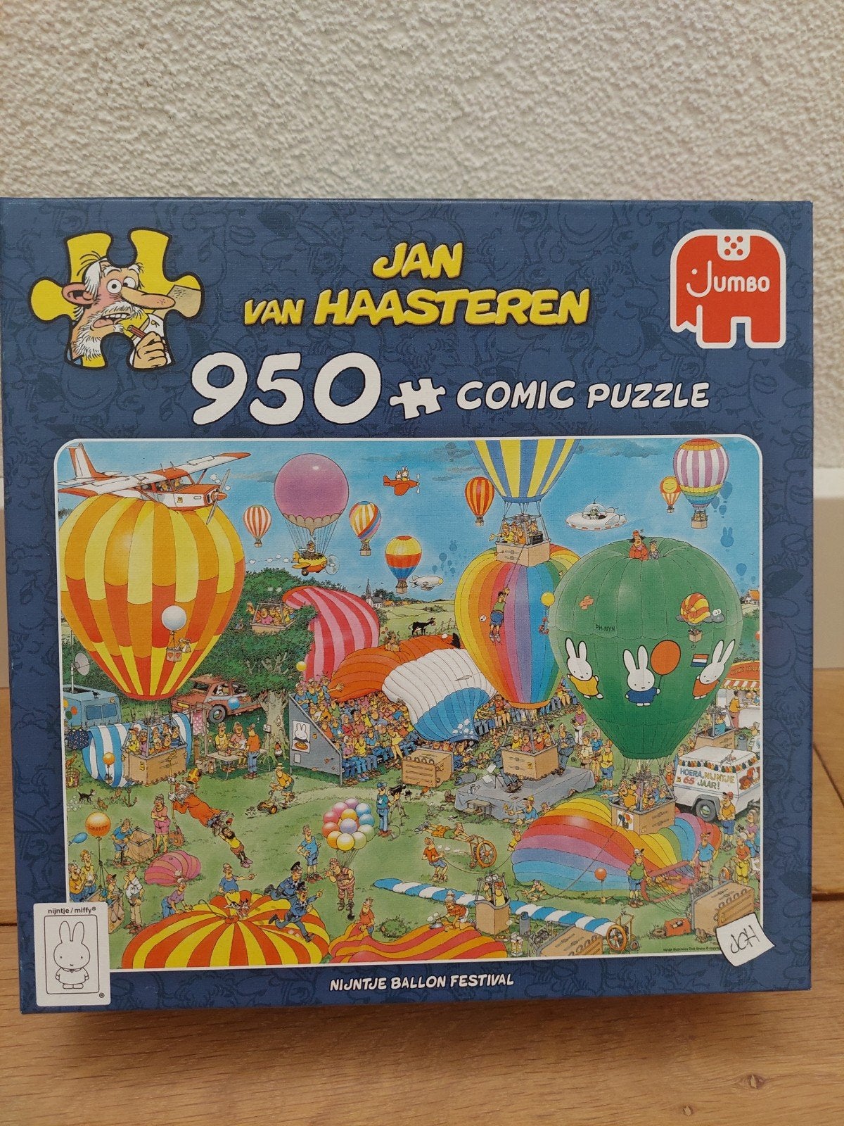 Jan van Haasteren nijntje ballonfestival puzzel, Ophalen, 500 t/m 1500 stukjes, Zo goed als nieuw, Legpuzzel