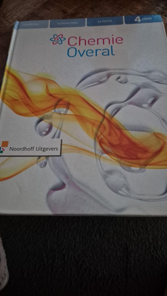 chemie overal 4 havo,scheikunde boek, Scheikunde, HAVO, Noordhoff Uitgevers, Ophalen