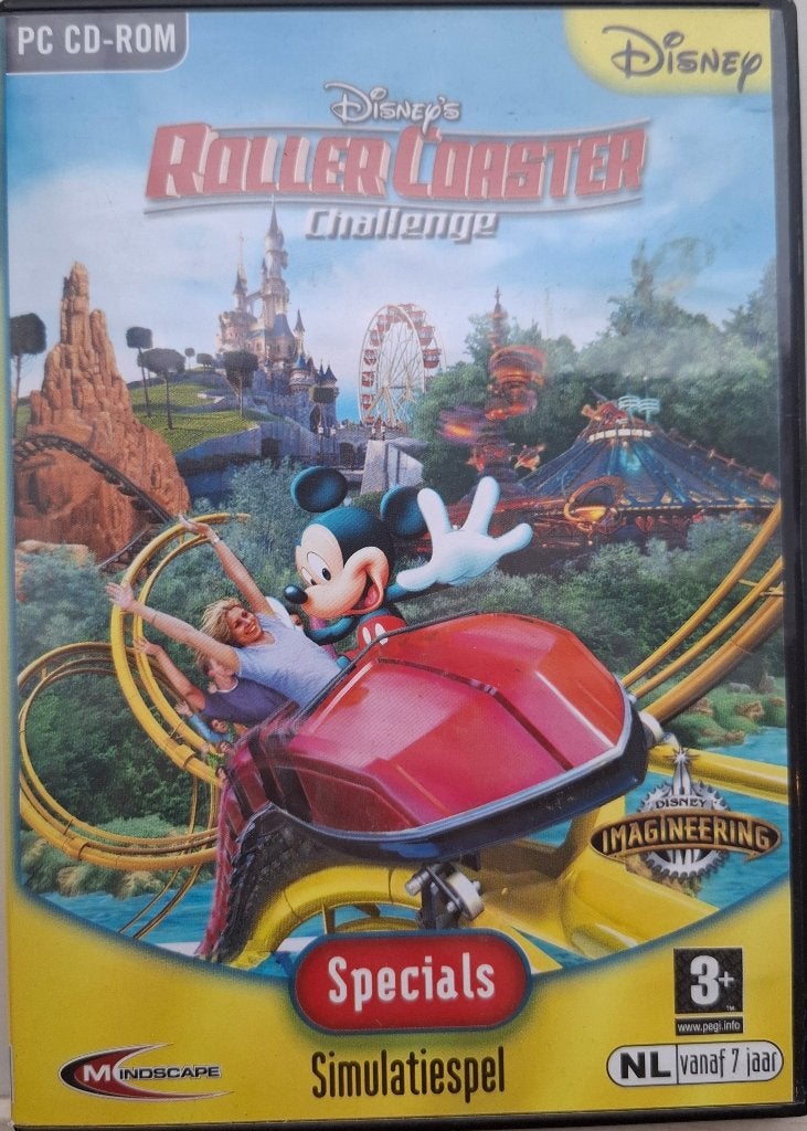 Disney's RollerCoaster Challenge PC CD-ROM KRASVRIJ, Spelcomputers en Games, O, O, 1 speler, Ophalen of Verzenden