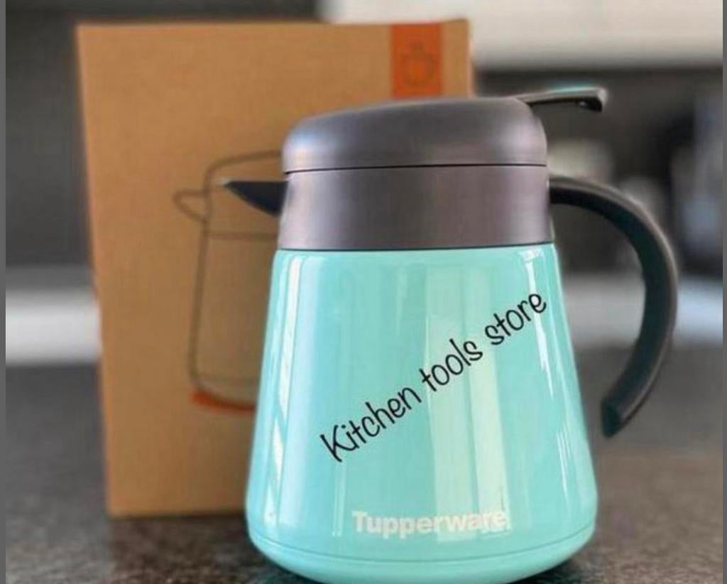 Tupperware Thermoskan koffiekan 800ml onbreekbare binnenkant, Ophalen of Verzenden, Nieuw, Beker of Kan