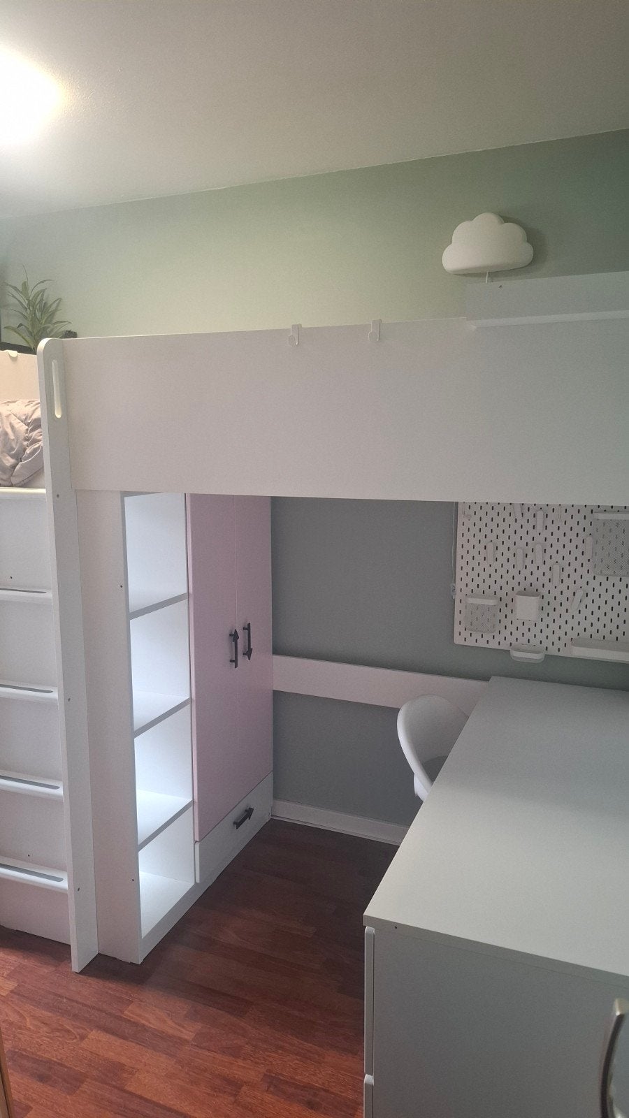 Ikea hoogslaper Smastad, Ophalen, Eenpersoons, Zo goed als nieuw, 200 cm
