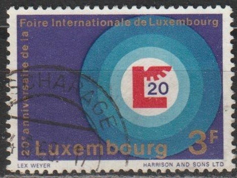 3246. Luxemburg 774 gest. Int. Beurs, Verzenden, Luxemburg, Gestempeld