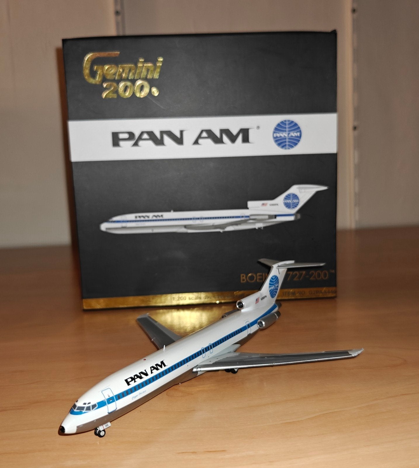 Pan Am Boeing 727-200 Gemini200, Ophalen of Verzenden, Schaalmodel