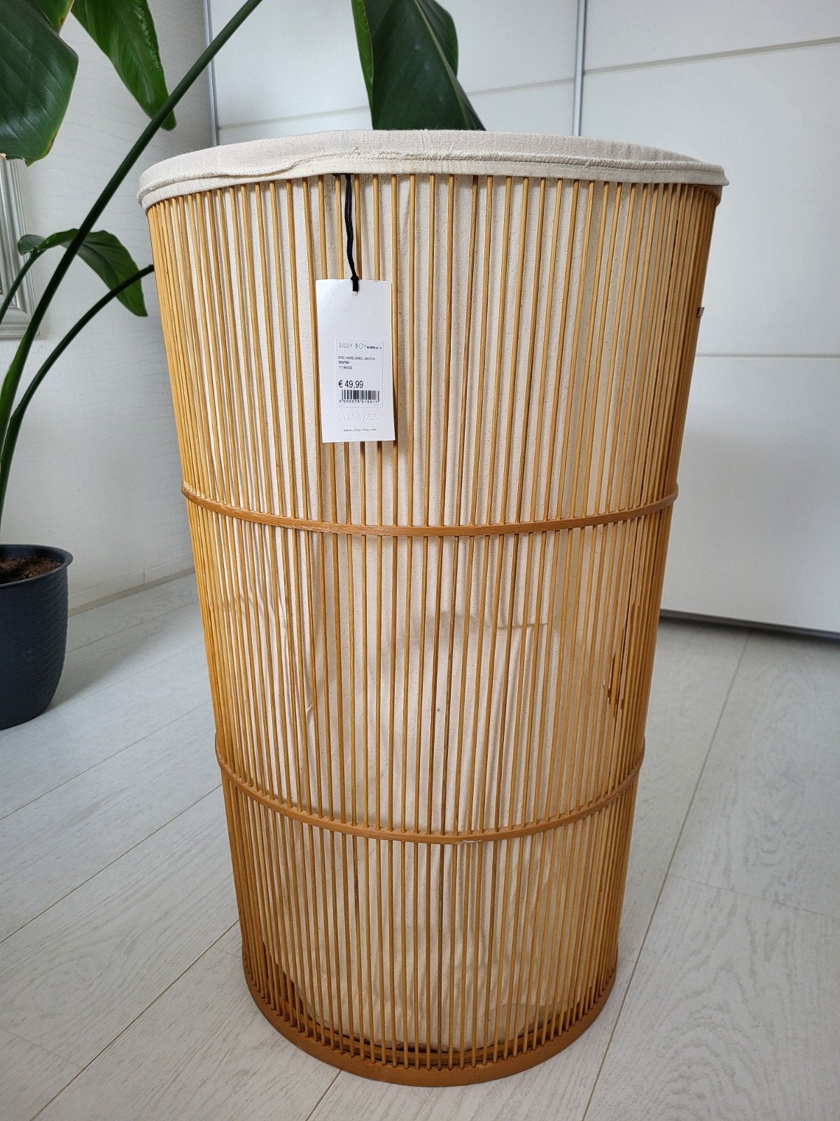 Nieuwe grote rieten wasmand van Sissy Boy, Ophalen, Nieuw