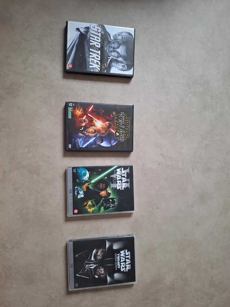 Star Wars & Star Trek DVD collectie - 4 films, Gebruikt, Overige gebieden, Boxset, Ophalen of Verzenden