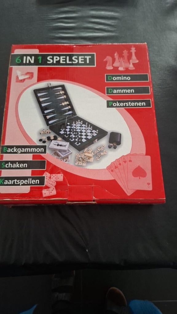 6 in 1 spelset, Ophalen, Zo goed als nieuw