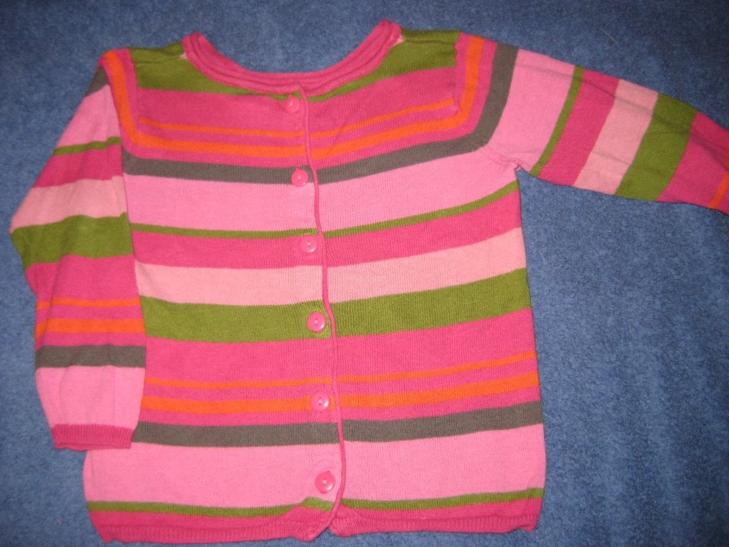 Gestreepde vest, 110/116, H+M, Ophalen of Verzenden, Zo goed als nieuw, Meisje, Trui of Vest