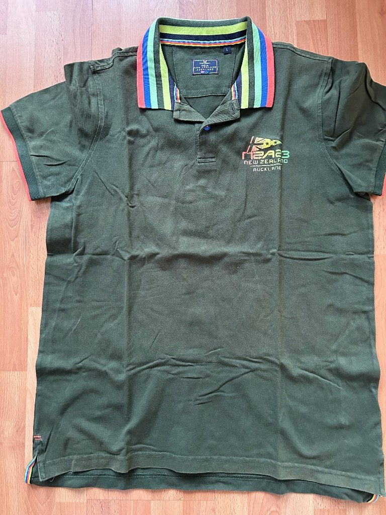 Polo NZA maat Large groen, Kleding | Heren, Polo's, Maat 52/54 (L), Blauw, Ophalen of Verzenden, NZA New Zealand Auckland