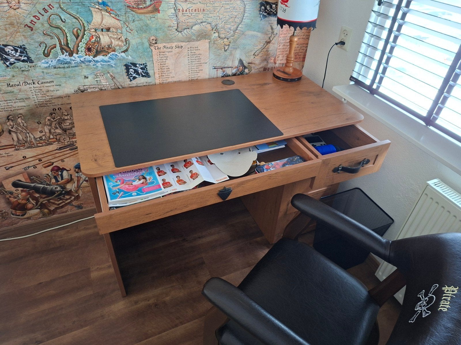 Cilek Pirate kinderkamer - Complete set, 85 tot 100 cm, Zo goed als nieuw, 180 cm of meer, Ophalen