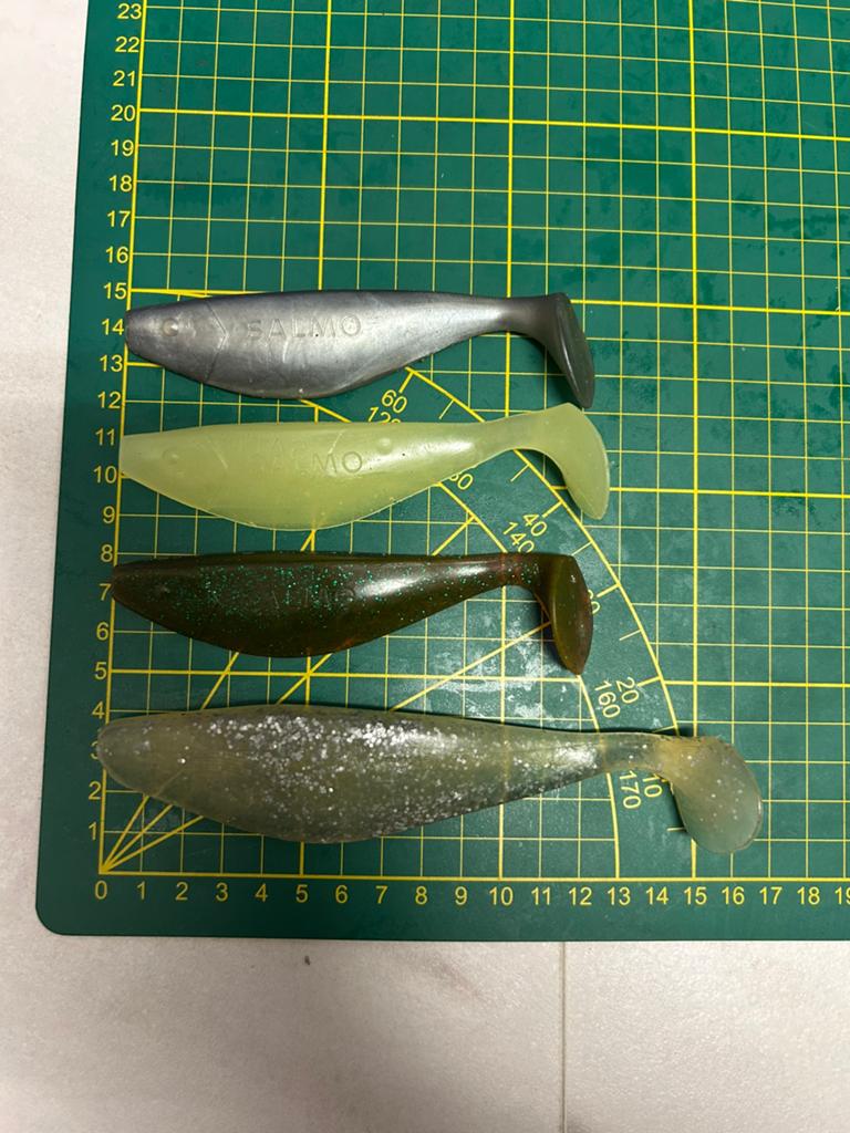 Lucky jhon salmo shad 12/15cm met uv., Ophalen of Verzenden, Nieuw, Overige typen
