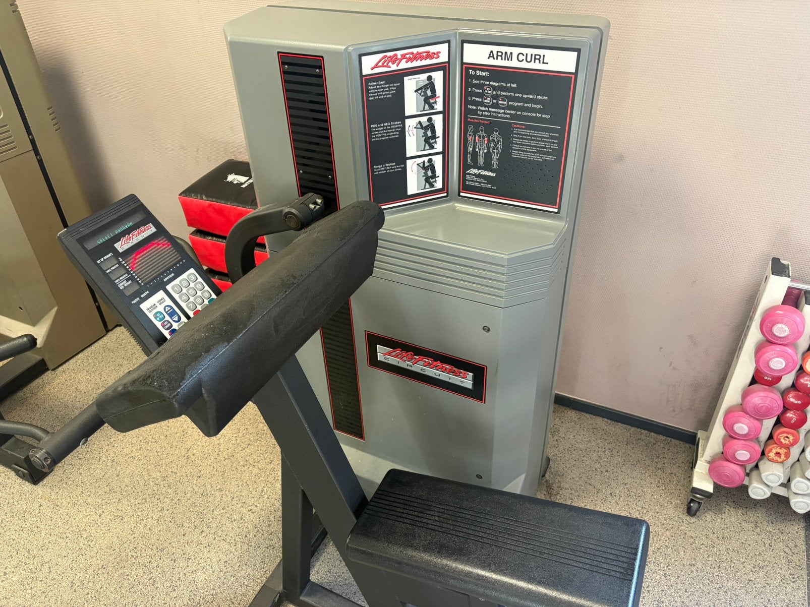 Life Fitness circuit lijn. 8 toestellen, Ophalen, Gebruikt, Overige materialen, Krachtstation