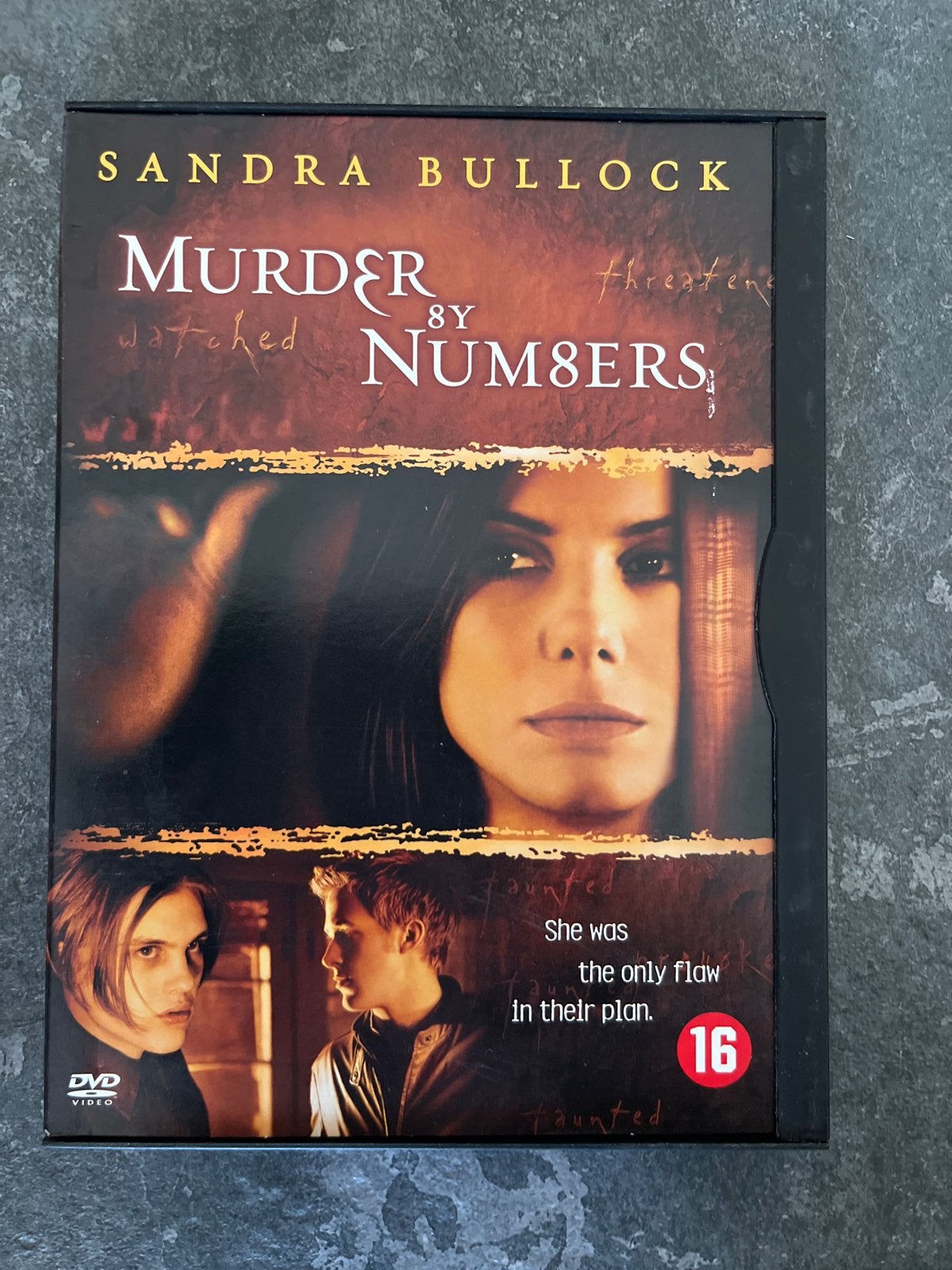 Murder by Numbers DVD - Sandra Bullock Thriller, Psychologische thriller, Vanaf 16 jaar, Nederlands, Ophalen of Verzenden