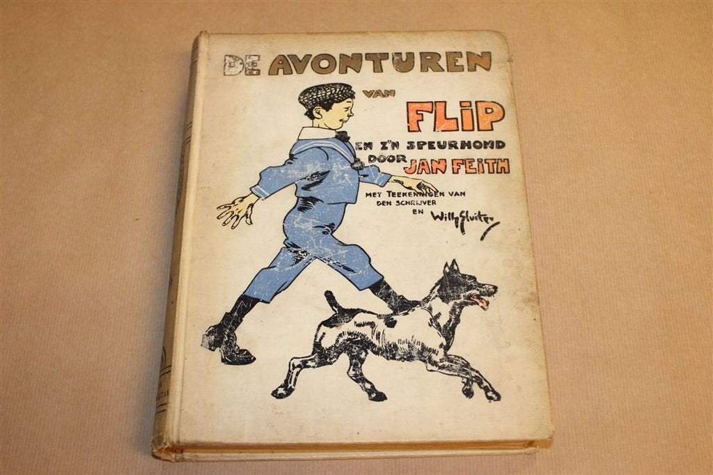 De Avonturen van Flip — Antiek, Feith & Sluiter, 1e dr 1912, Ophalen of Verzenden, Gelezen