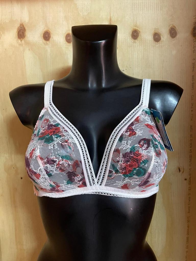 Maison lejaby bralette bh zonder beugel 70b en 80c, Verzenden, Wit, BH