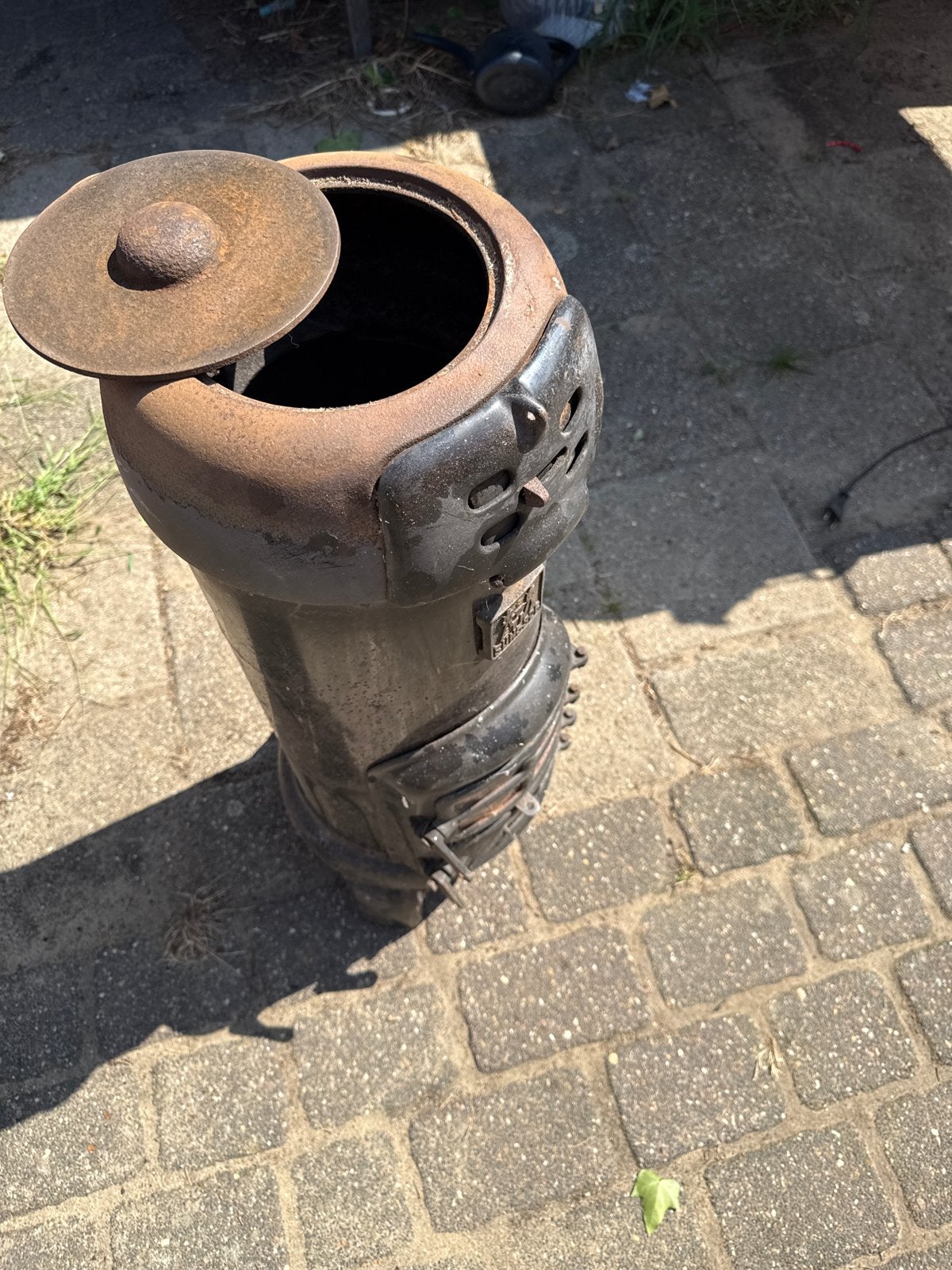 Antieke Etna SUN5326 Houthaard - Vrijstaande Kachel, Ophalen, Gebruikt, Vrijstaande haard, Houthaard