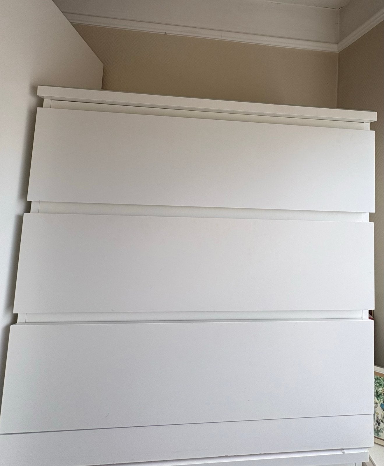 Ikea malm ladekast met 3 lades - Zo goed als nieuw, Ophalen, Overige materialen, 100 tot 150 cm, 50 tot 100 cm