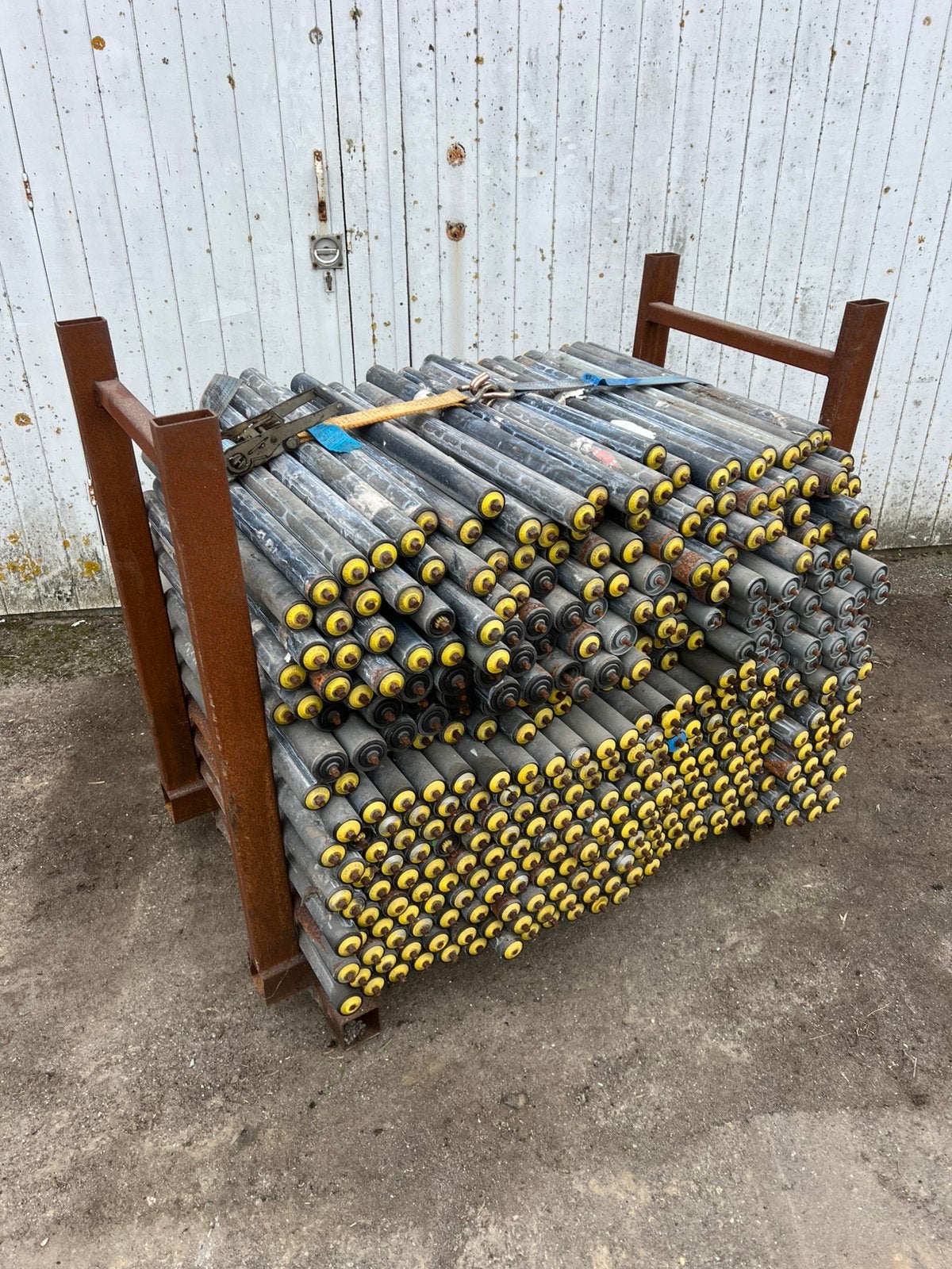 Partij Interrol rollel rollenbaan 73/89cm circa 400 stuks, Ophalen, Zo goed als nieuw, IJzer