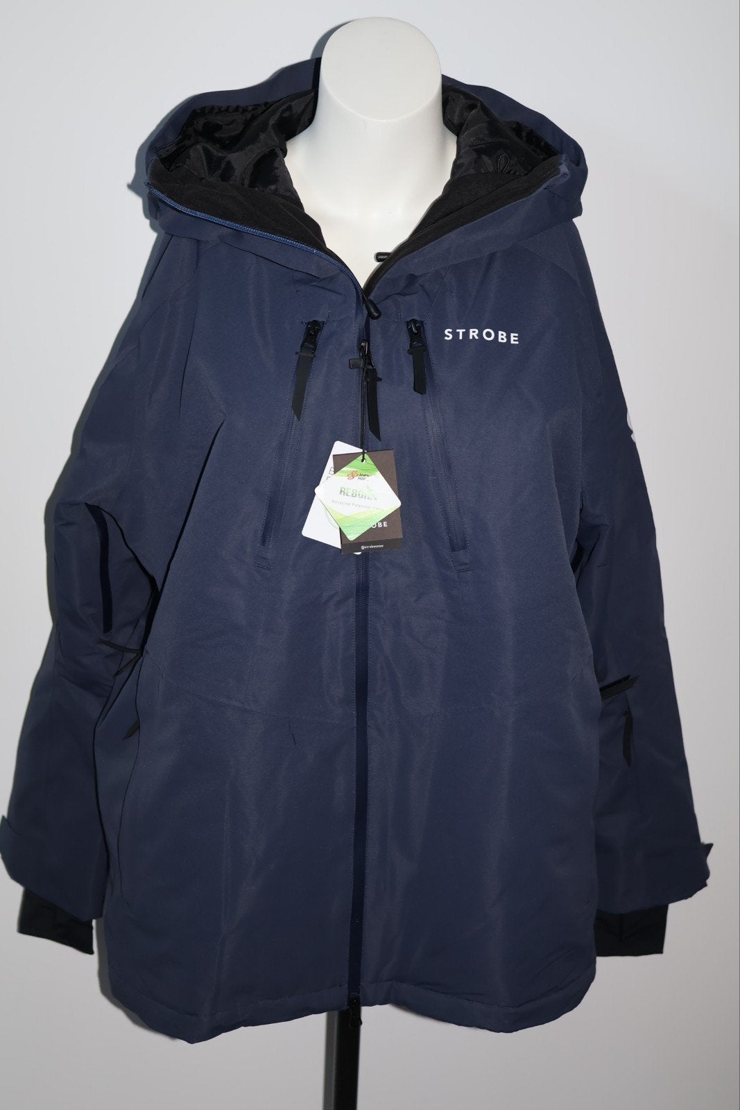 Strobe jas maat XL / 42 nieuw donkerblauw, Kleding | Dames, Strobe.nl, NL, Nieuw, Ophalen of Verzenden