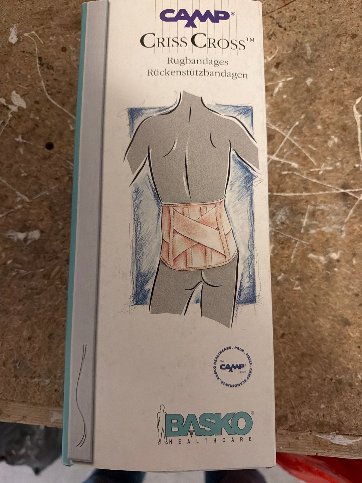 Basko Camp Criss Cross rugbandage, 3 banden, Diversen, Ophalen of Verzenden, Nieuw