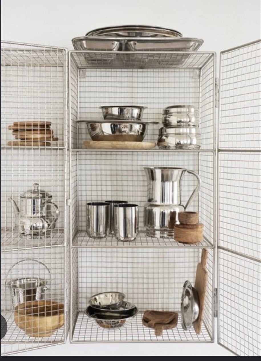 Madam stoltz metalen wandkast creme, Ophalen of Verzenden, Nieuw