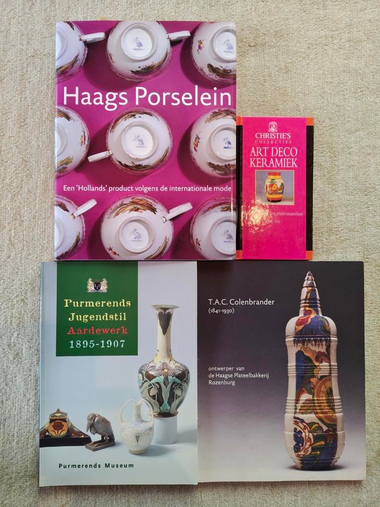 Kunstboeken over Colenbrander,porselein, keramiek, aardewerk, Ophalen of Verzenden