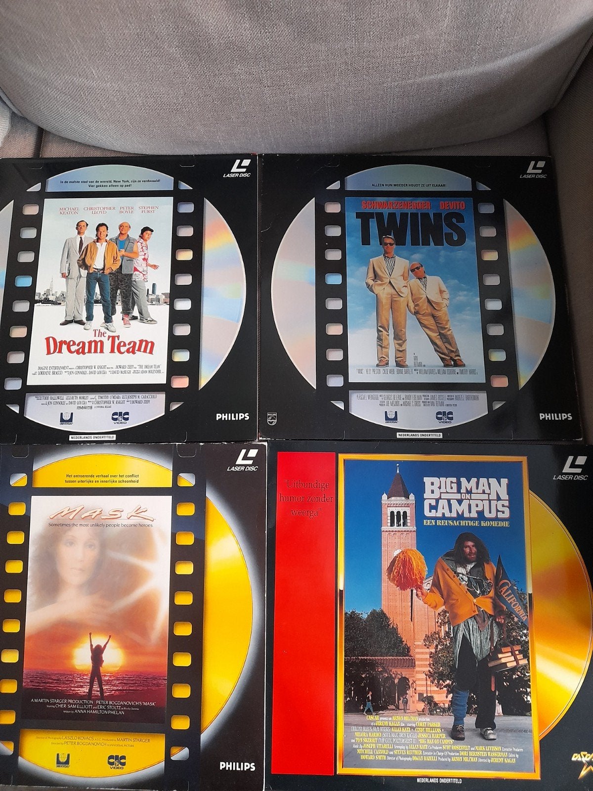 Tekoop 4x Laserdisc Films      PAL, Ophalen of Verzenden, Foto of Kaart