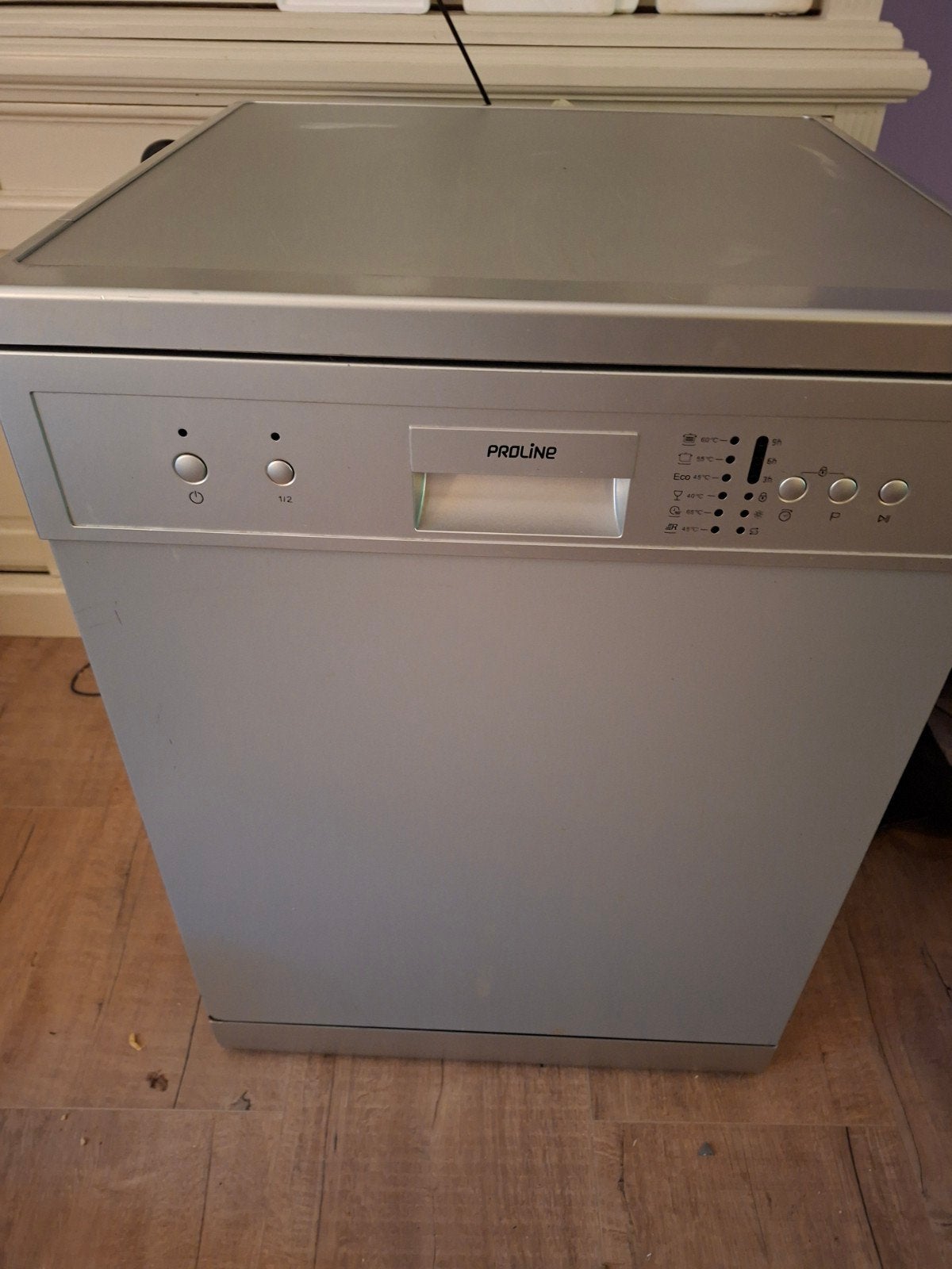 Goed werkende Proline vaarwasser, Witgoed en Apparatuur, Vaatwasmachines, Ophalen, Gebruikt, 85 tot 90 cm