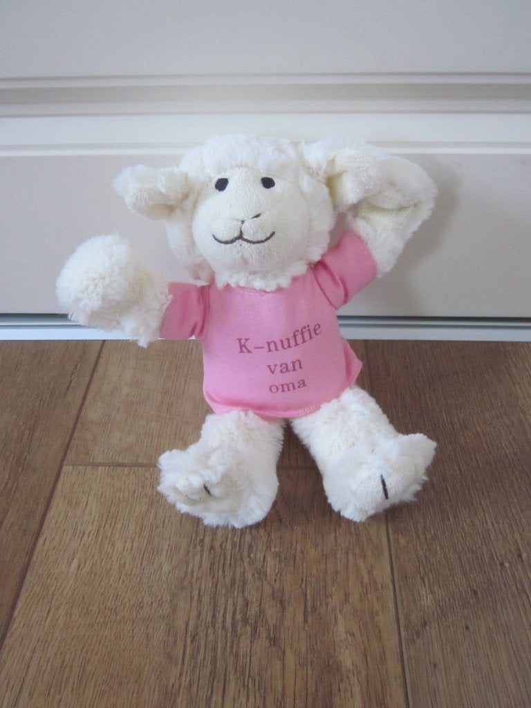 BabyCare This is an original K-nuffie wit pluche schaap/lam, Overige merken, Overige karakters, Overige typen, Nieuw